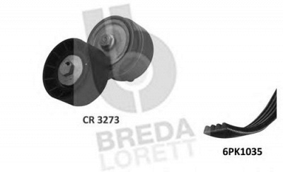 BREDA LORETT kca0031 -  Поликлиновой ременный комплект